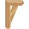 Ekena Millwork Traditional Craftsman Rough Sawn Bracket, Western Red Cedar, 4"W x 14"D x 22"H BKT04X14X22TRA04RWR - alternate 3